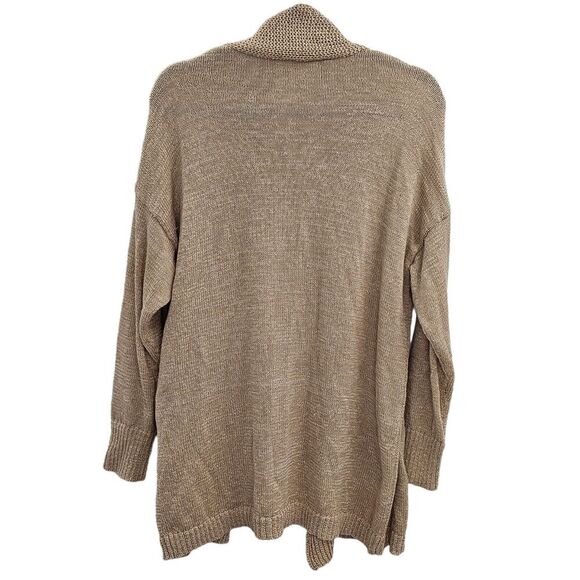 Chicos Cardigan Sweater Womens XL Knit Textured Normcore Academia Office New 3 - Picture 2 of 7